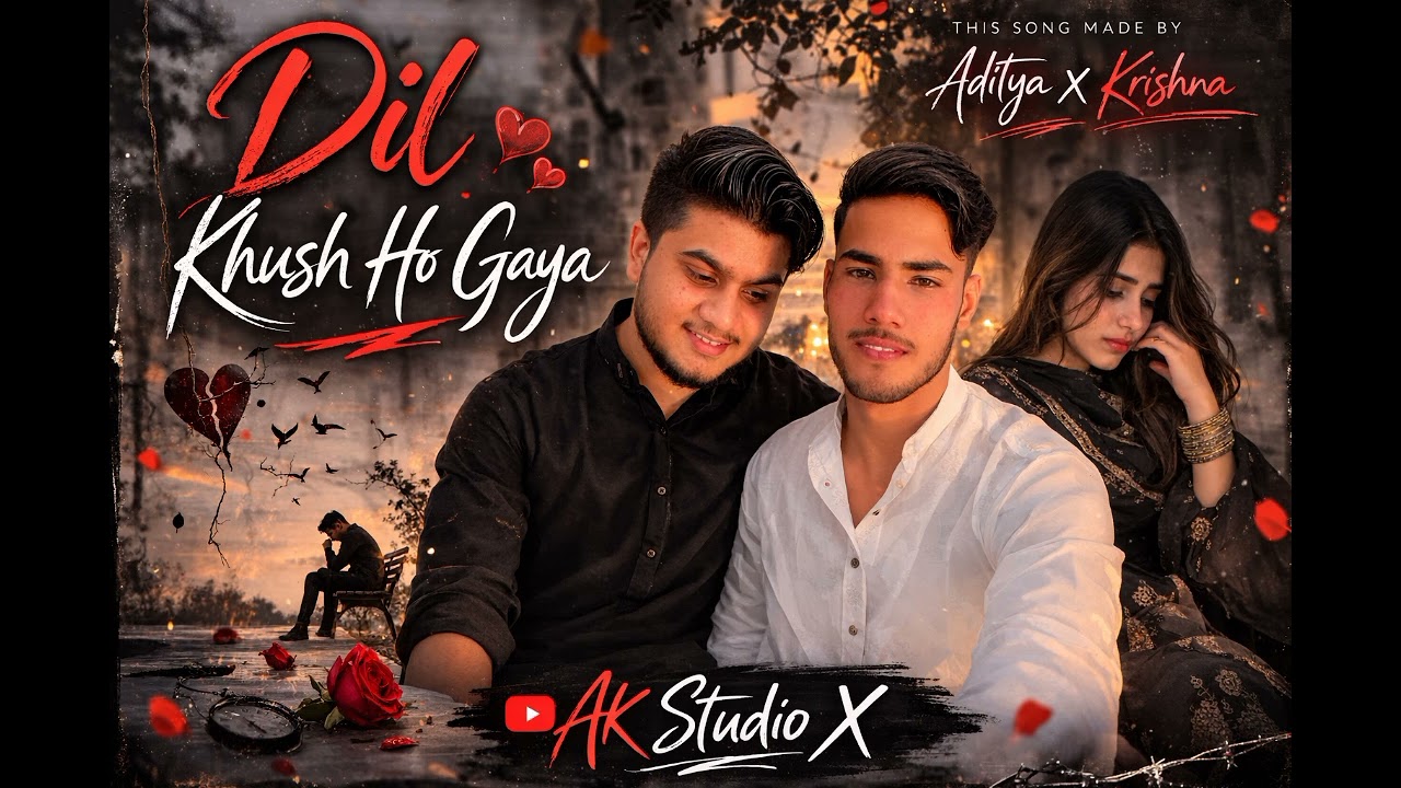 Dil Khush Ho Gaya | Punjabi Sad Romantic Song | Aditya x Krishna | AK Studio X