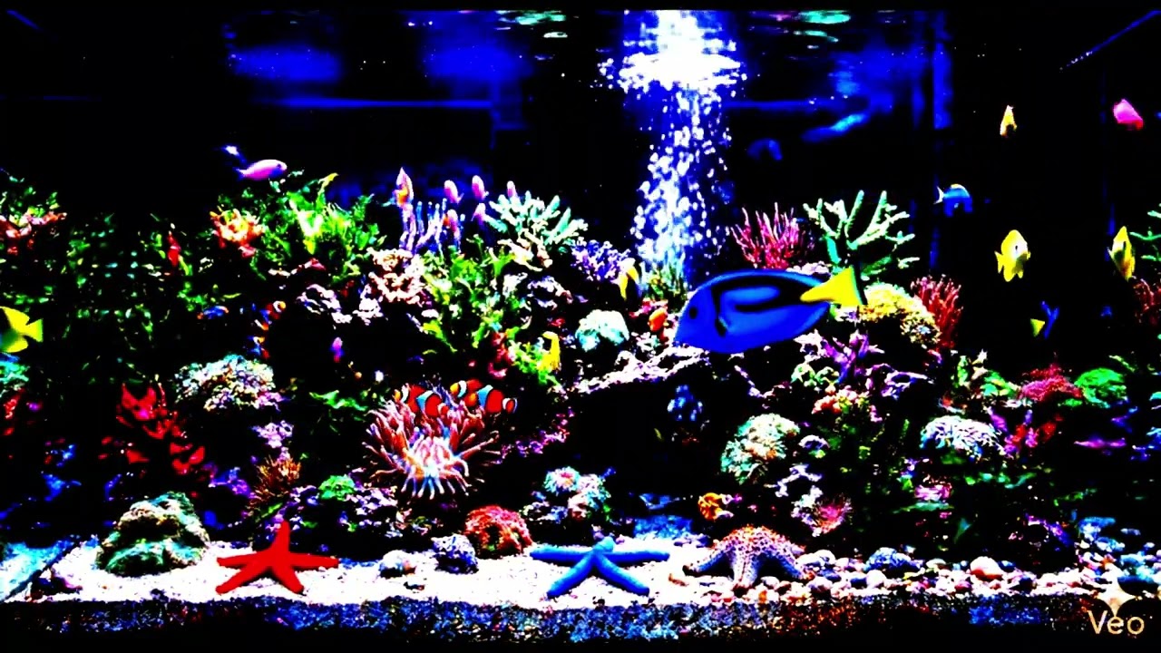 16 Minutes of Beautiful Coral Acquarium Marin Tropical the Relax Music