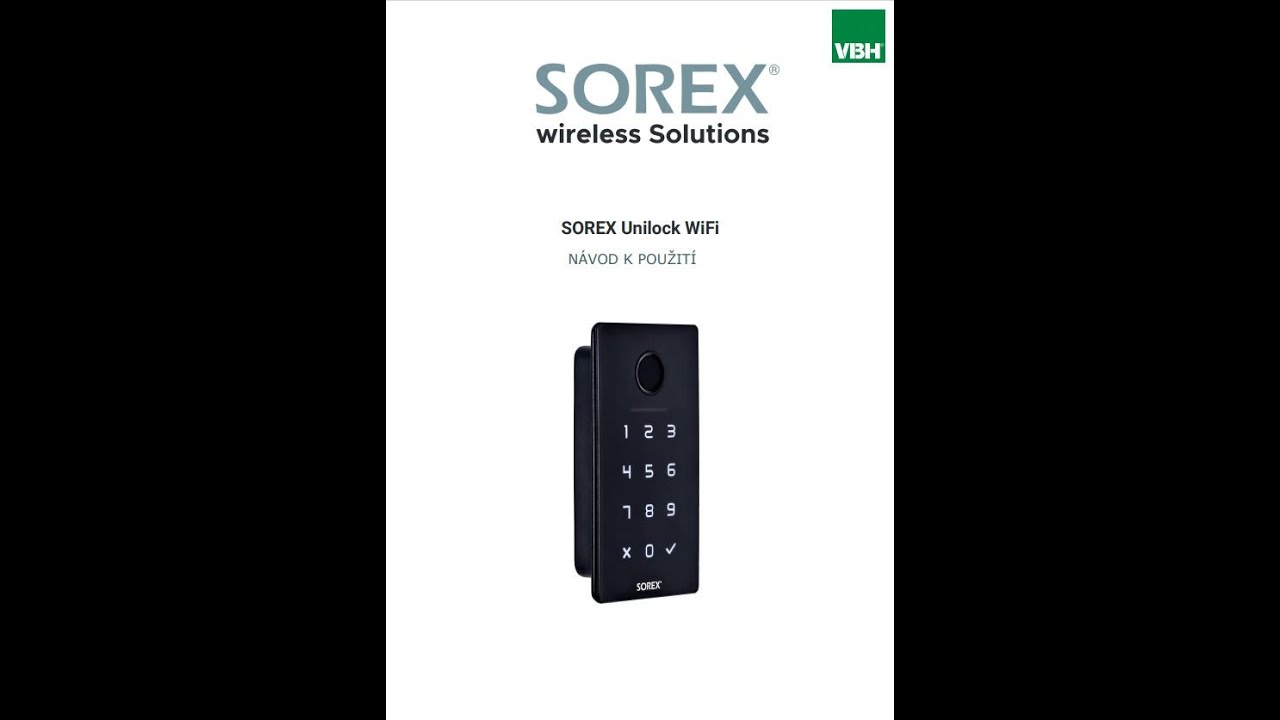 SOREX - WIFI UNILOCK WALL READER