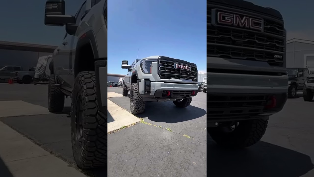 💥Lifted 2025 GMC Sierra 2500 AT4 HD Duramax💥 #duramax #diesel #liftedtrucks #america #shorts