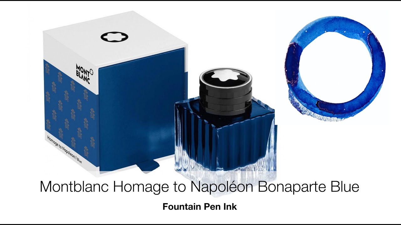 Montblanc Homage to Napoléon Bonaparte Blue Fountain Pen Ink