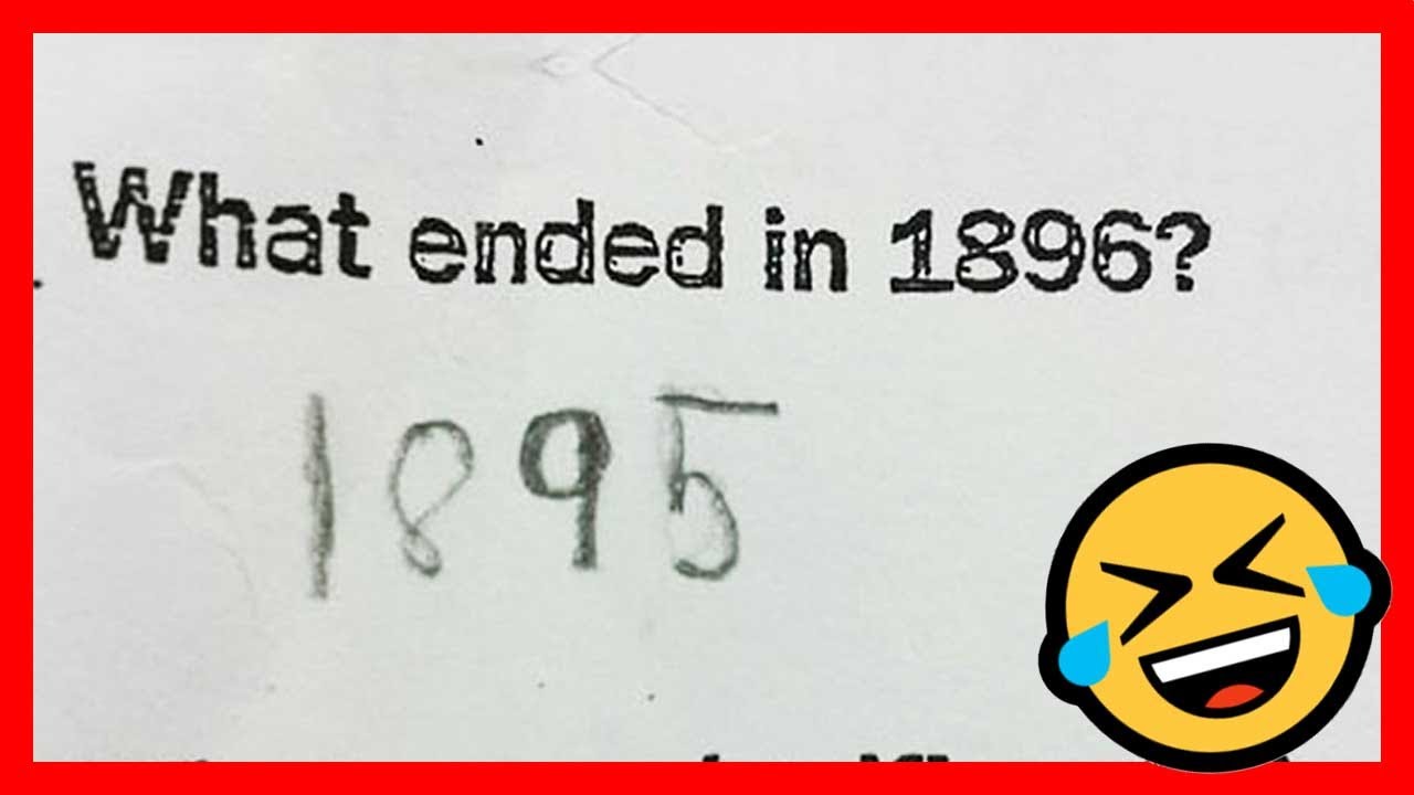 Funny and Brilliant Test/Homework Answers (Kids Memes 2019-2020)