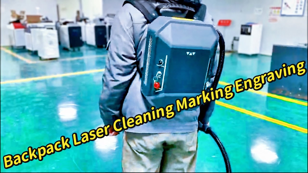 SMARTECH Backpack portable Laser cleaning machine 120 W