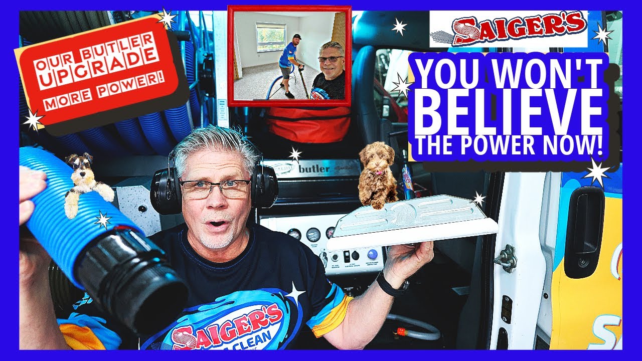 UNLEASH the BEAST! We Made MORE Power with our Butler Carpet Cleaning Machine!
