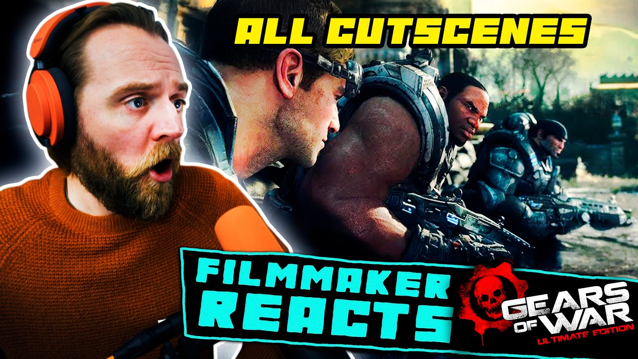 FILMMAKER REACTS: GEARS OF WAR ULTIMATE (2015) | [ALL CUTSCENES] | IS THAT A BERSERKER!?!