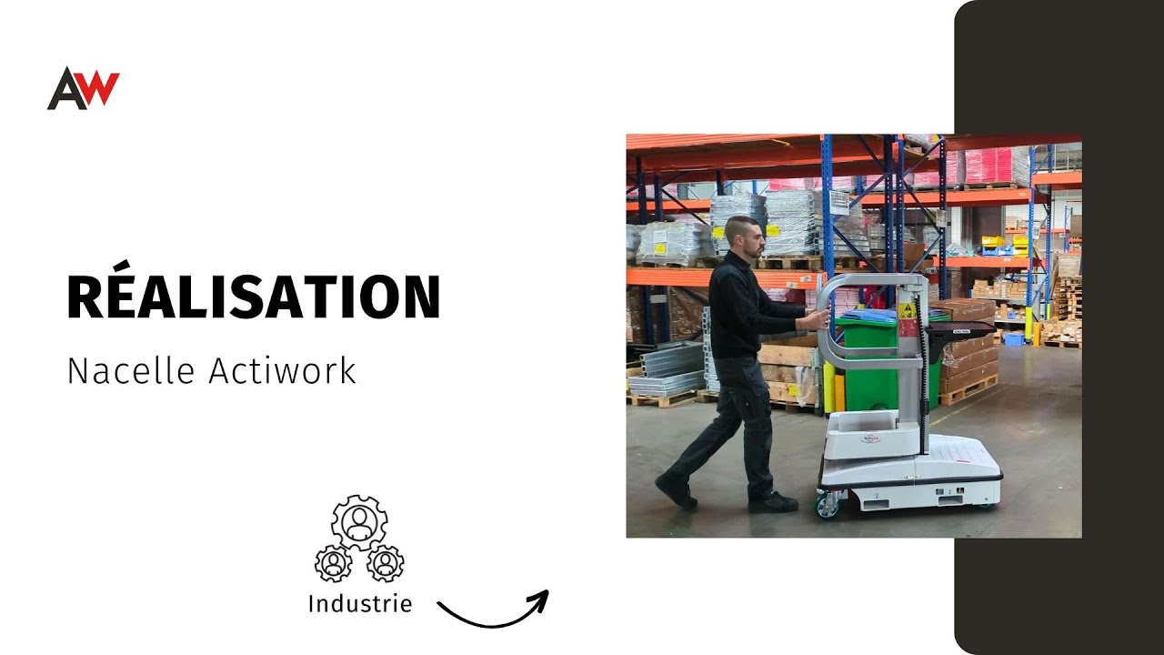 ACTIWORK | découvrez notre nacelle Actiwork et toutes ses options