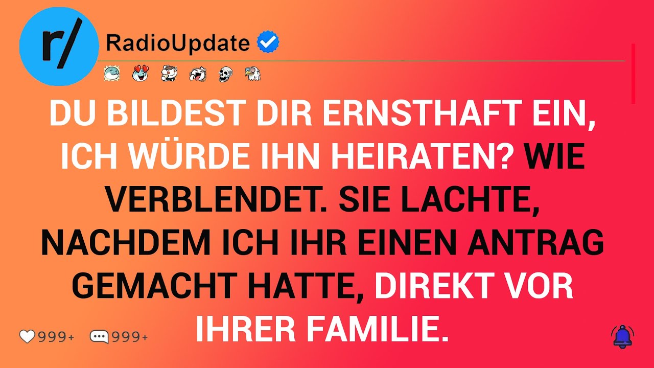 Du Bildest Dir Ernsthaft Ein, Ich Würde Ihn Heiraten? Wie Verblendet. Sie Lachte, Nachdem Ich Ihr...
