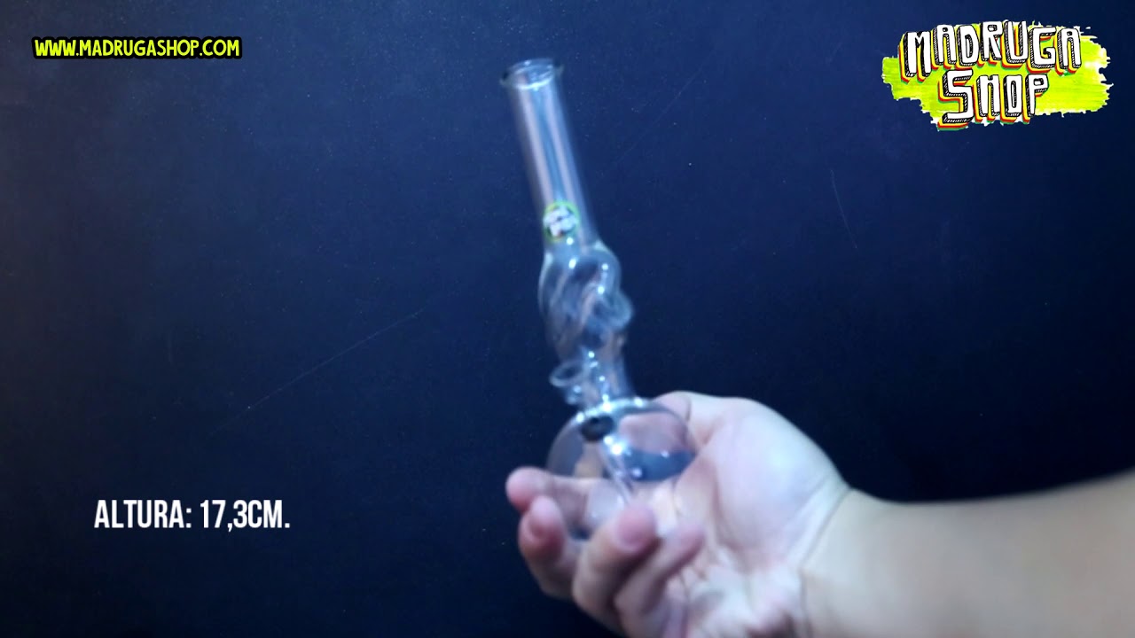 Bong de Vidro Mona Brisa Ice Twisted - Pequeno
