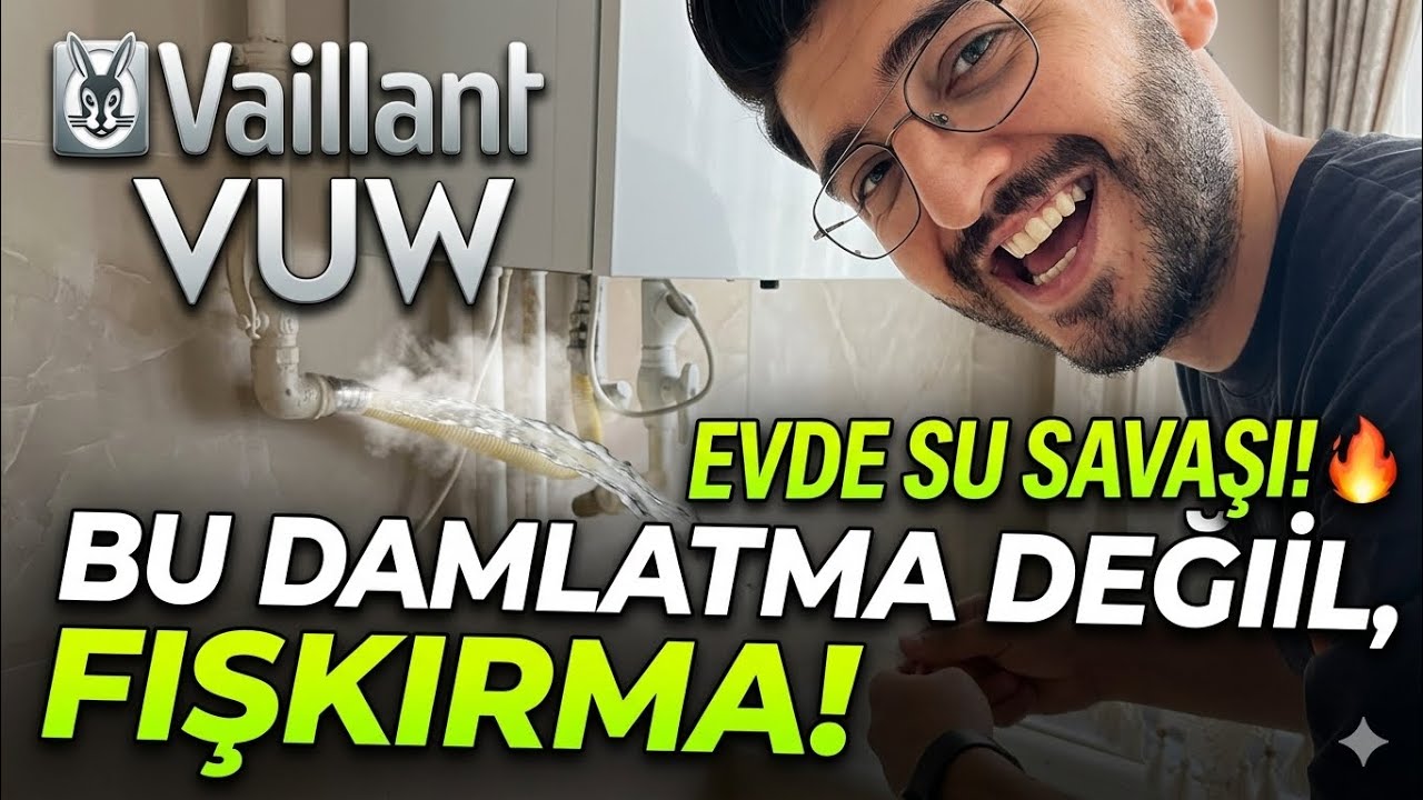 KOMBİ SU AKITIYOR ! KOMBİ SU DAMLATIYOR !