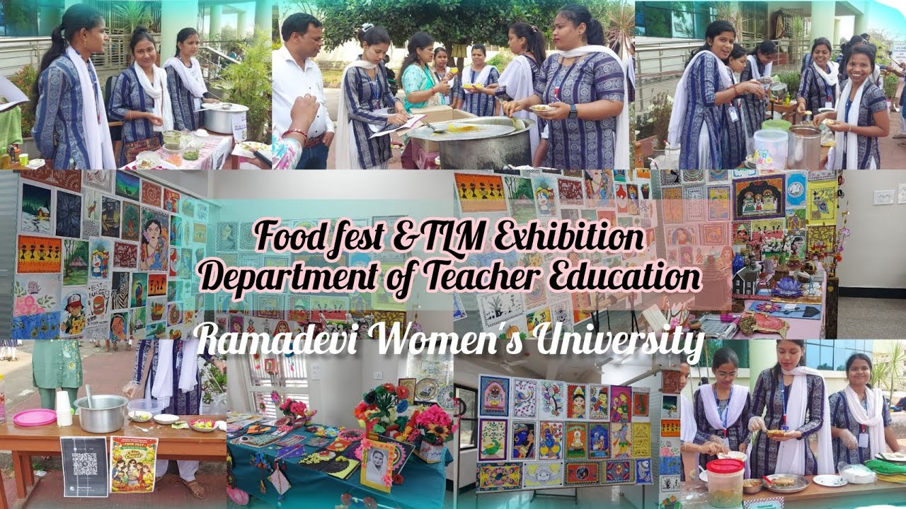 Food fest & TLM Art Exhibition || Department of Teacher Education || Ramadevi Women's University 