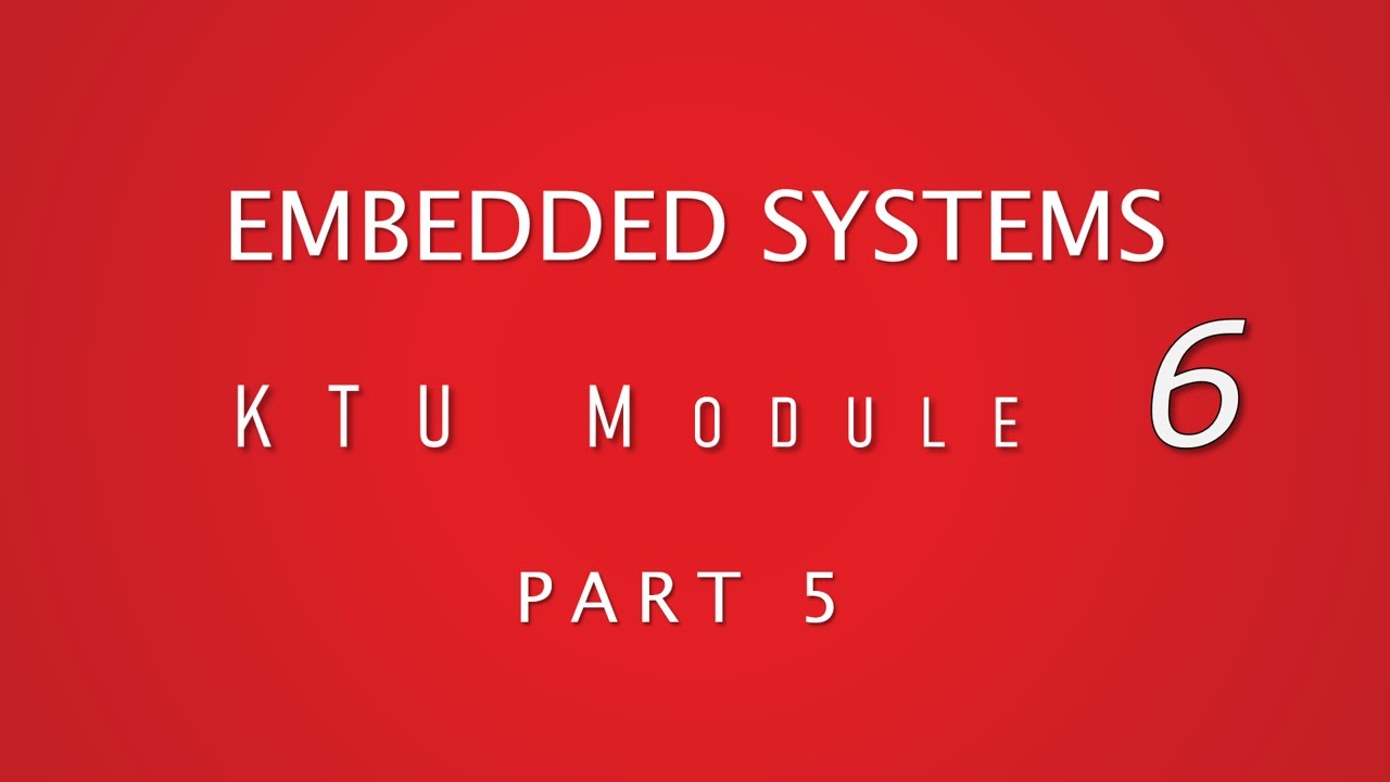 KTU  Embedded Systems Popular RTOS FreeRTOS VxWorks