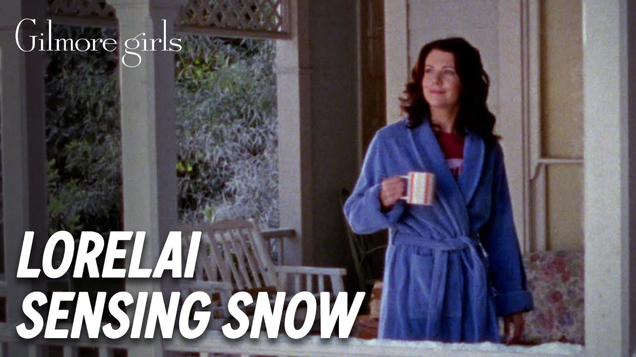 Lorelai Sensing Snow | Gilmore Girls