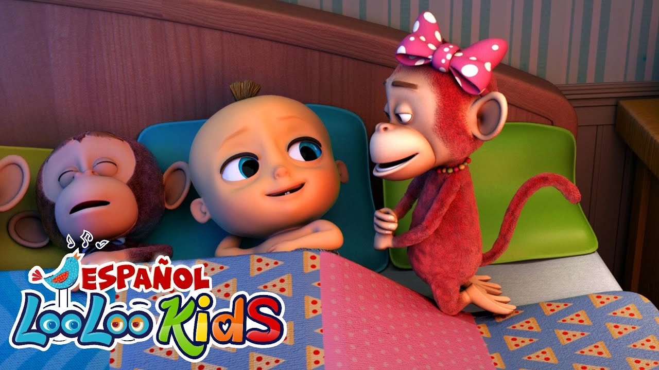 Chu Chu Uá y Diez en la Cama 😄 | Canciones para Niños - LooLoo Kids en Español