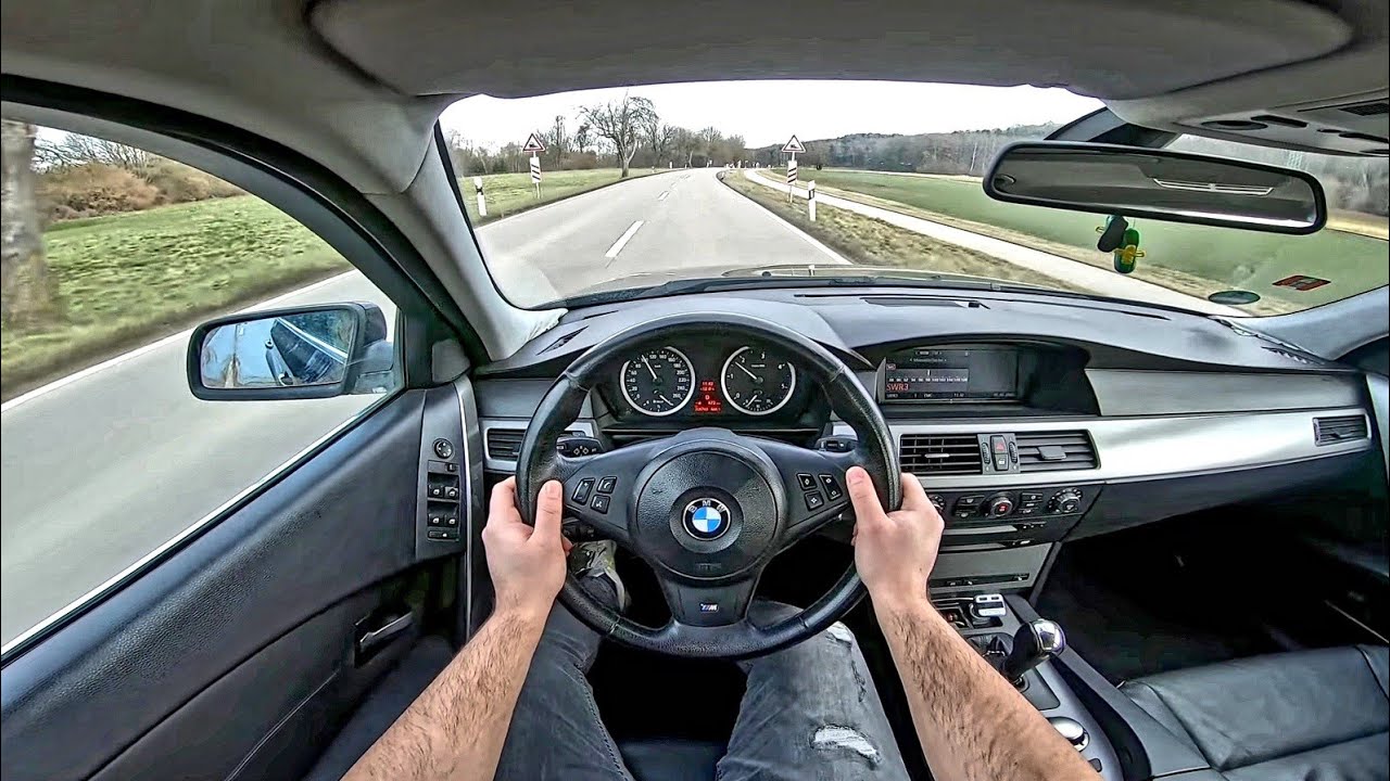 BMW E60 525D M Paket Automatik 177HP | POV Test Drive Onboard