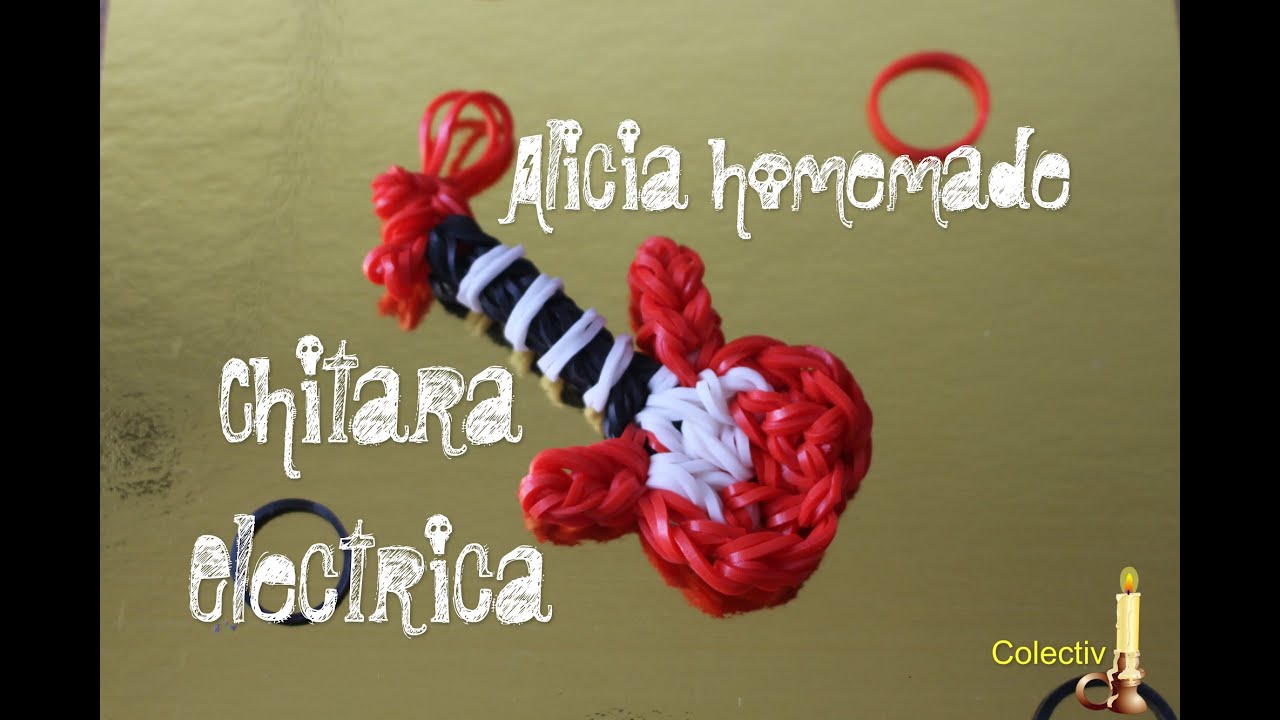 CHITARA ELECTRICA TUTORIAL - CUM SE FACE DIN ELASTICE (RO)- DIY