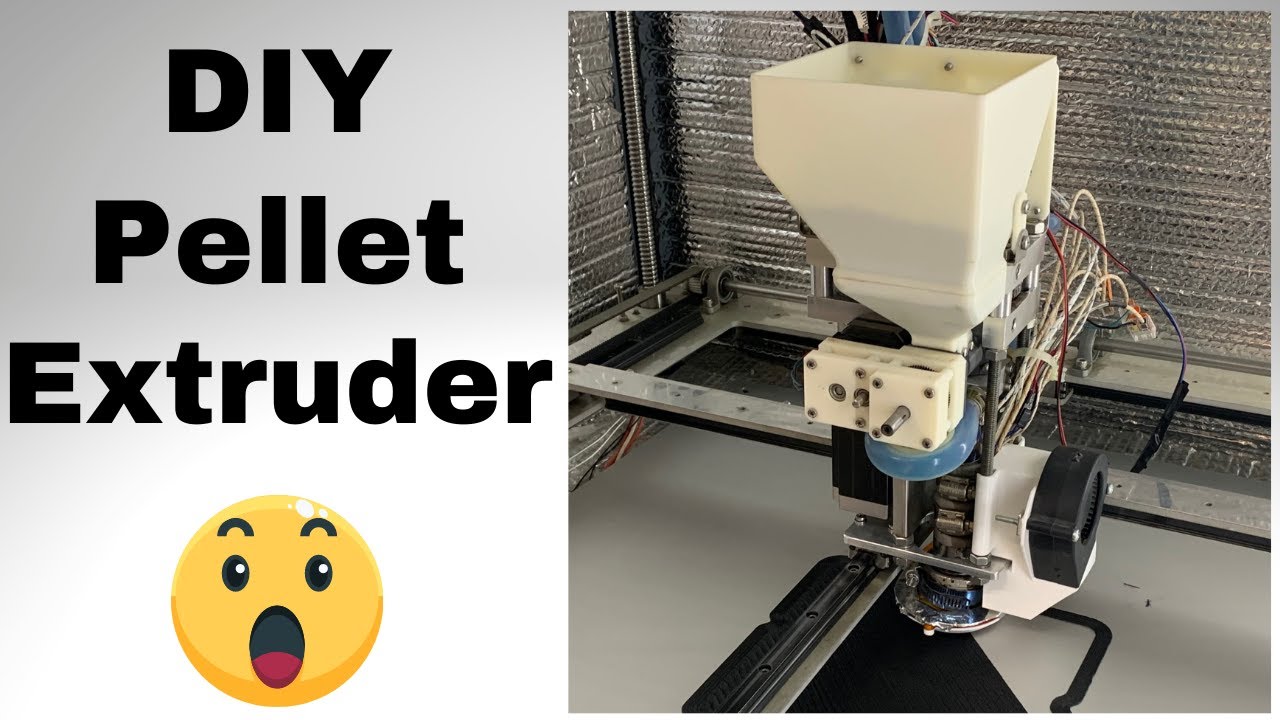 Awesome DIY Pellet Extruder 3d printer!