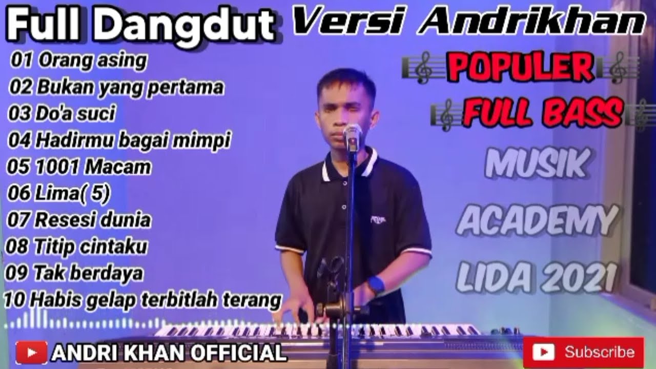 10 Lagu Dangdut Terbaik Versi Lida Academi #Andrikan (Elecktone)