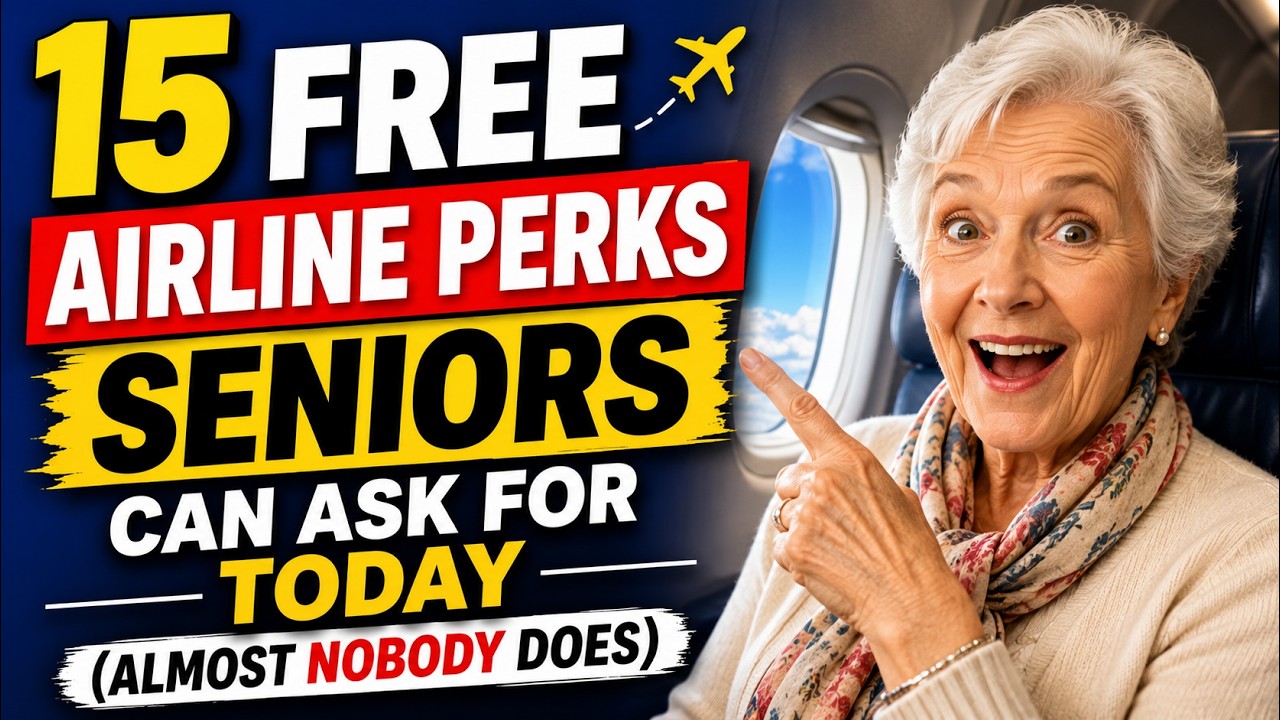 15 Free Airline Perks Seniors Can Ask For Today (Almost Nobody Does)