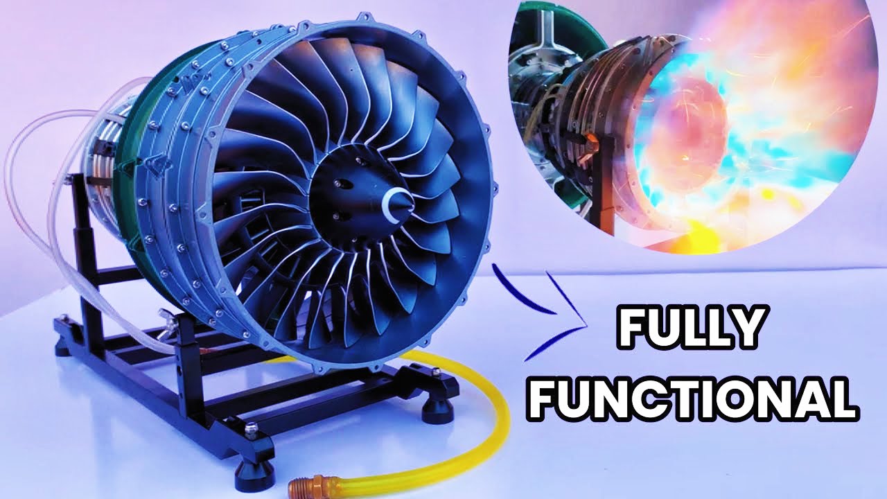 Making a Fully Functional Jet Engine | diy Jet Engine | Turbofan Engine