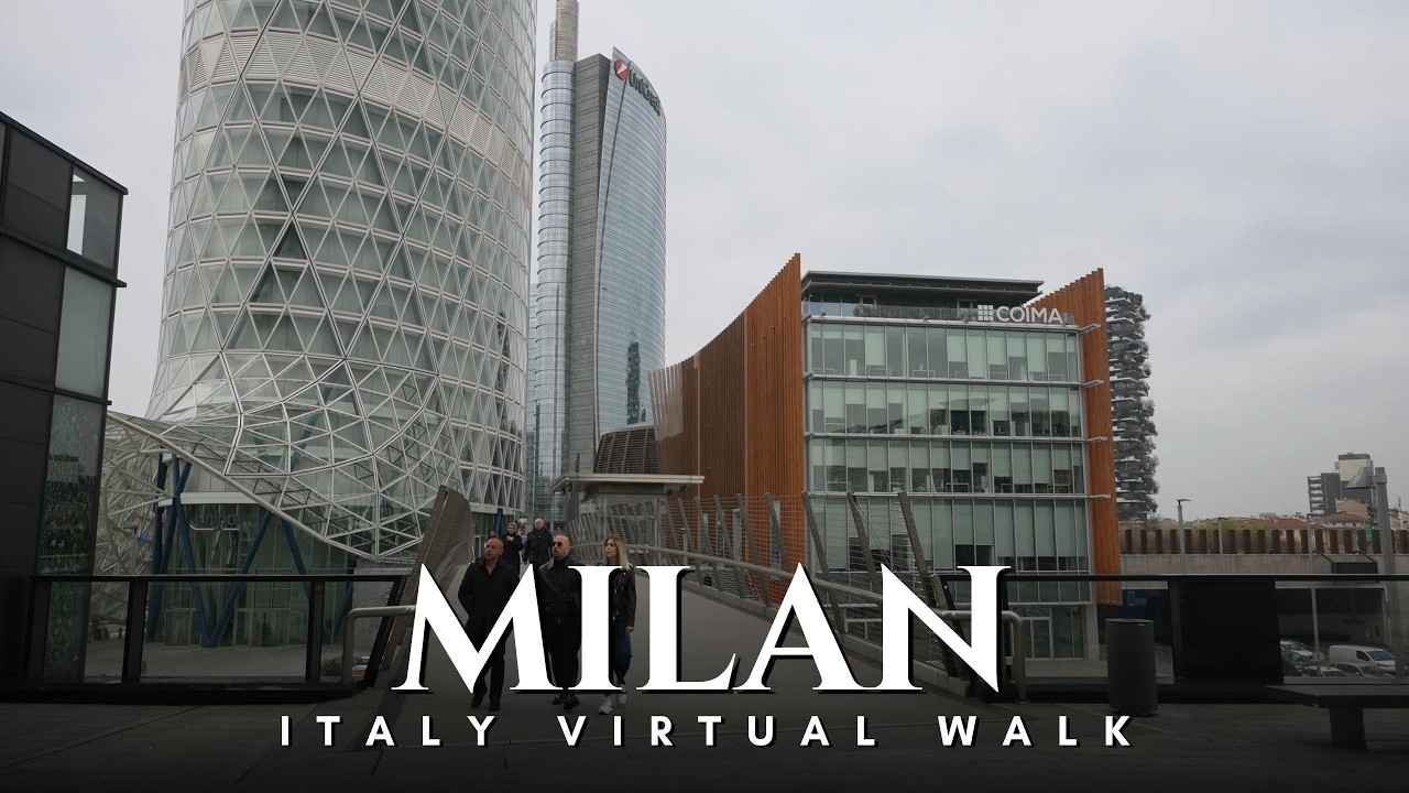 Milan Modern Skyline, Italy 🇮🇹 | Porta Nuova to Historic Brera District • 4K Walking Tour