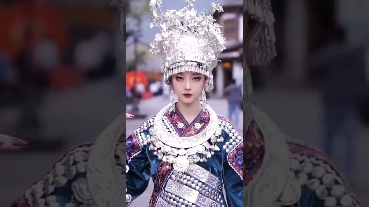 China beauty transition video | Amazing Miao people costume | So much culture #travel #china #beauty