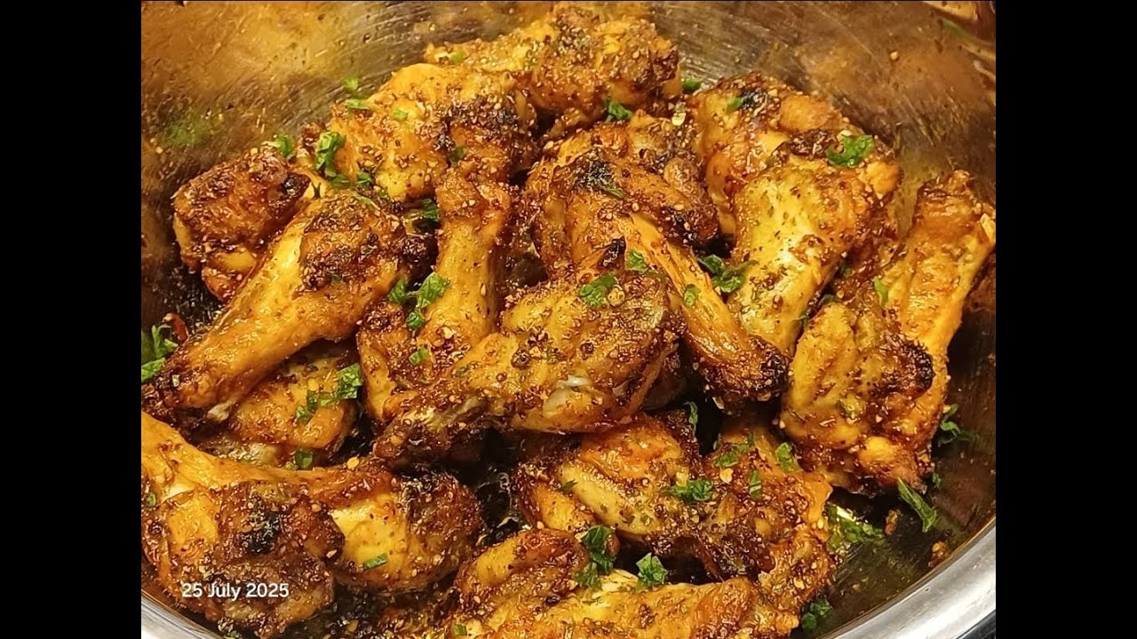 Lemon and Herb Chicken Wings 