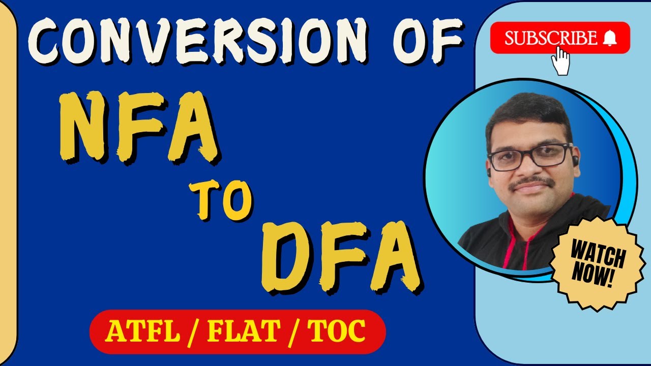 15-CONVERSION OF NFA TO DFA WITH EXAMPLES IN AUTOMATA THEORY || NFA TO DFA CONVERSION || TOC