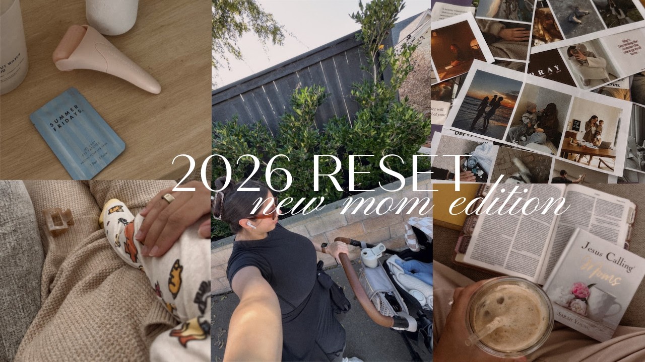 RESET for 2026: mom edition, sharing my goals and intentions for this year! 💫