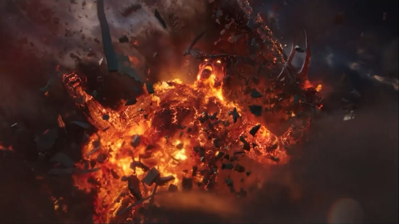 Escena Original | Surtur aparece para destruir Asgard y a Hela (Thor Ragnarok)
