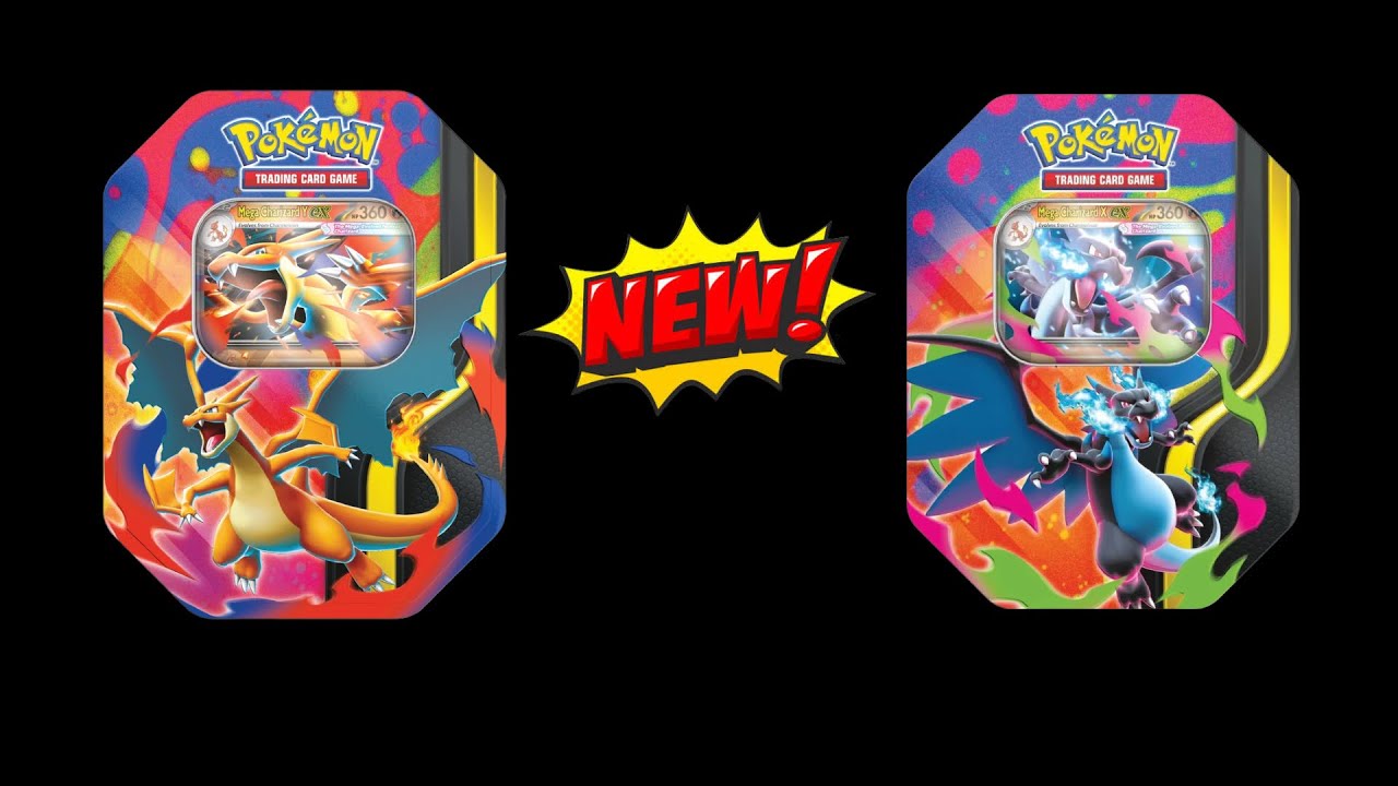Mega Charizard X and Y Tins!