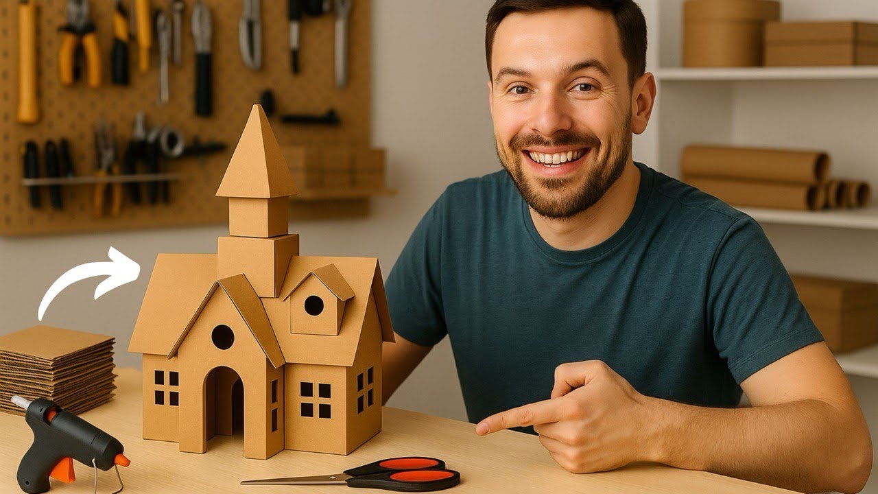 DIY: How to Make a Beautiful Cardboard House (Step-by-Step + Measurements)