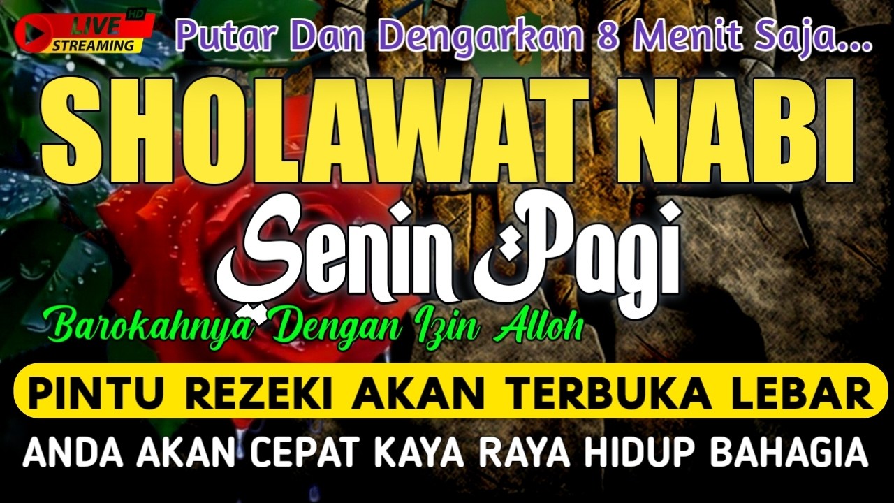 SHOLAWAT PENARIK REZEKI PALING DAHSYAT, Sholawat Nabi Muhammad SAW, SALAWAT JIBRIL PALING MERDU