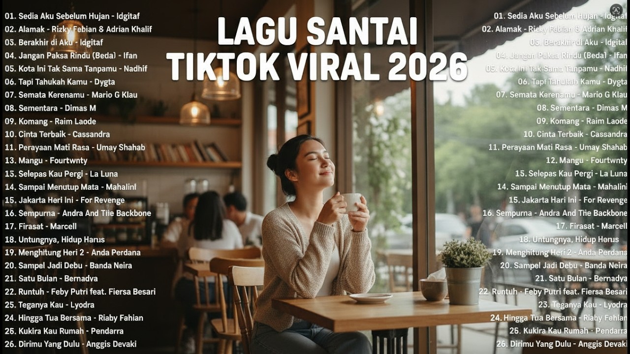 Lagu Santai Viral Tiktok 2026 — Lagu Pop Indonesia Terbaru 2026 | Sedia Aku Sebelum Hujan