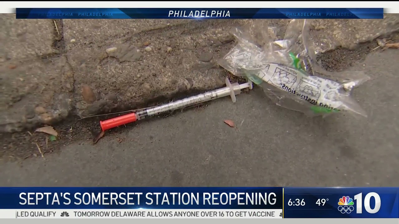 SEPTA Reopens El Station After Cleaning Up Needles, Enhancing Safety Measures | NBC10