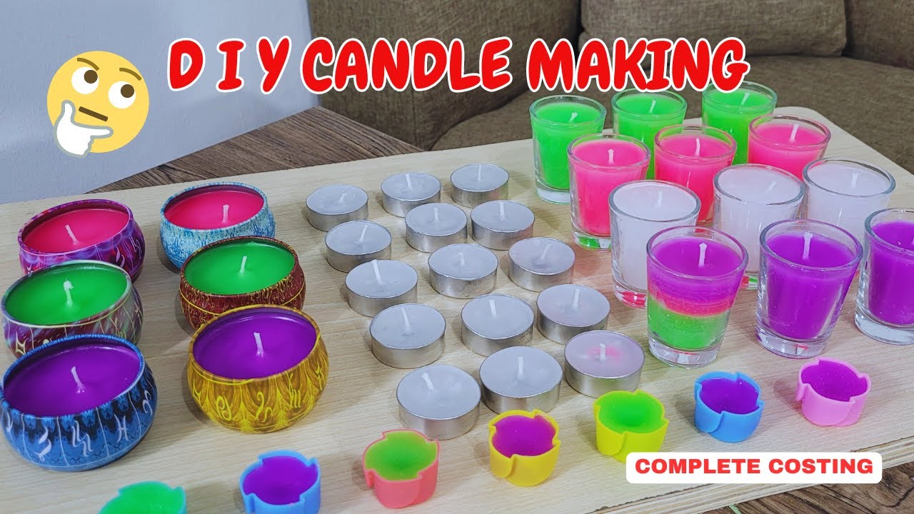D.I.Y COLORFUL SCENTED CANDLE  + LINK MURANG SUPPLIER | Tipid Tips atbp
