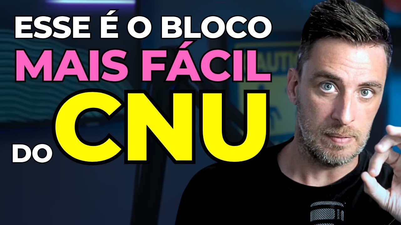🚨 SAIU EDITAL CNU 2025: Estude TUDO DO BLOCO 9 em 45 DIAS (BLOCO +F&Aacute;CIL, N&Iacute;VEL M&Eacute;DIO e 340 VAGAS)