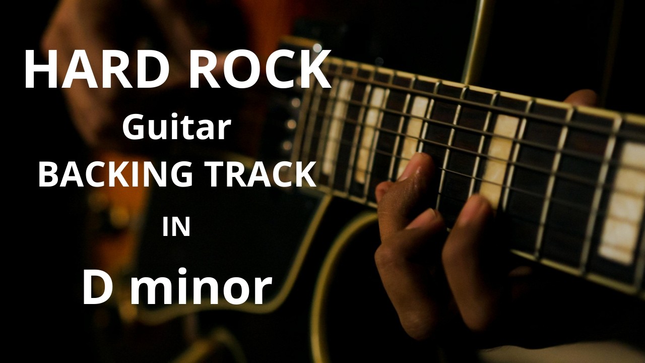 Hard Rock Guitar backing track in D minor, 130 BPM
