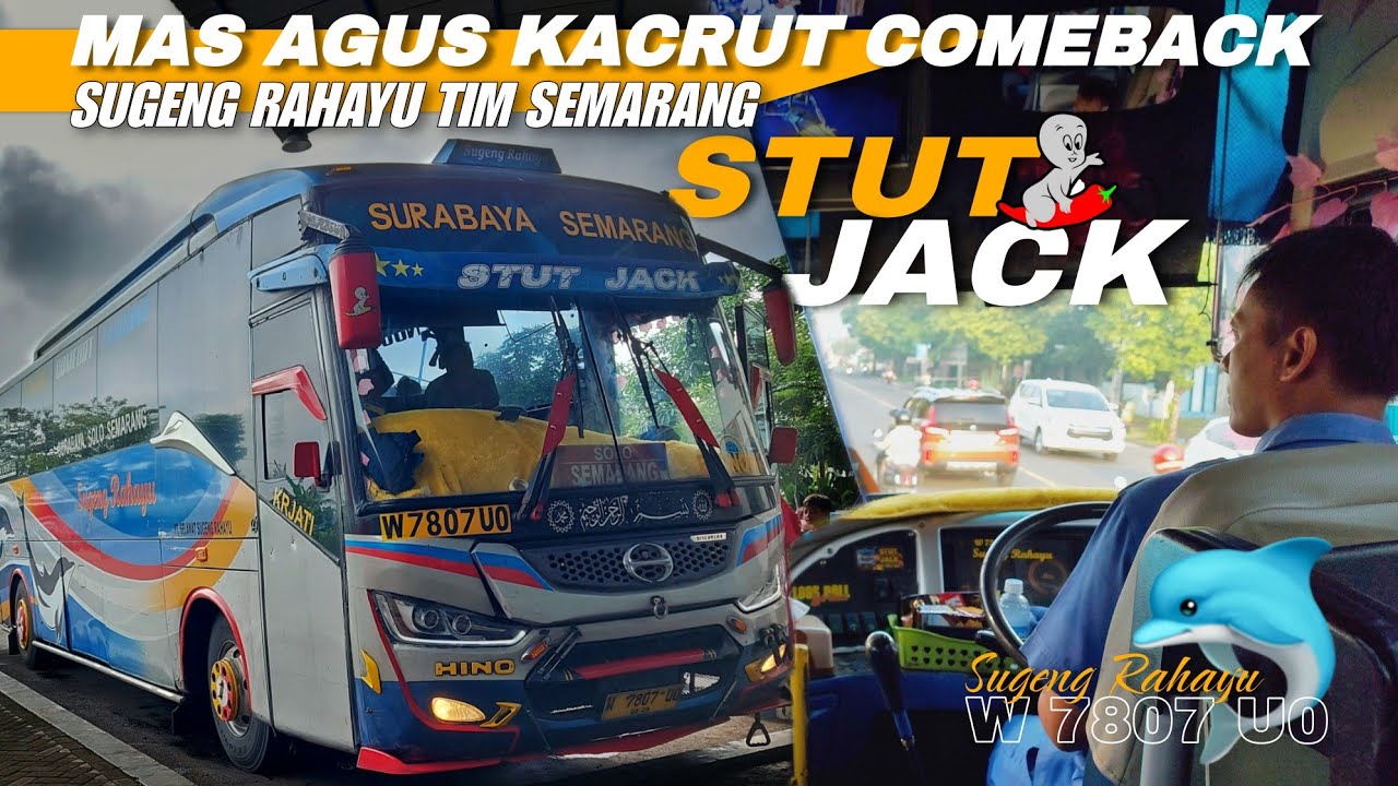 AKHIRNYA MAS AGUS KACRUT TELAH KEMBALI KE TIM SEMARANGAN LAGI 🔥|| Trip Sugeng Rahayu 7807 Stut Jack