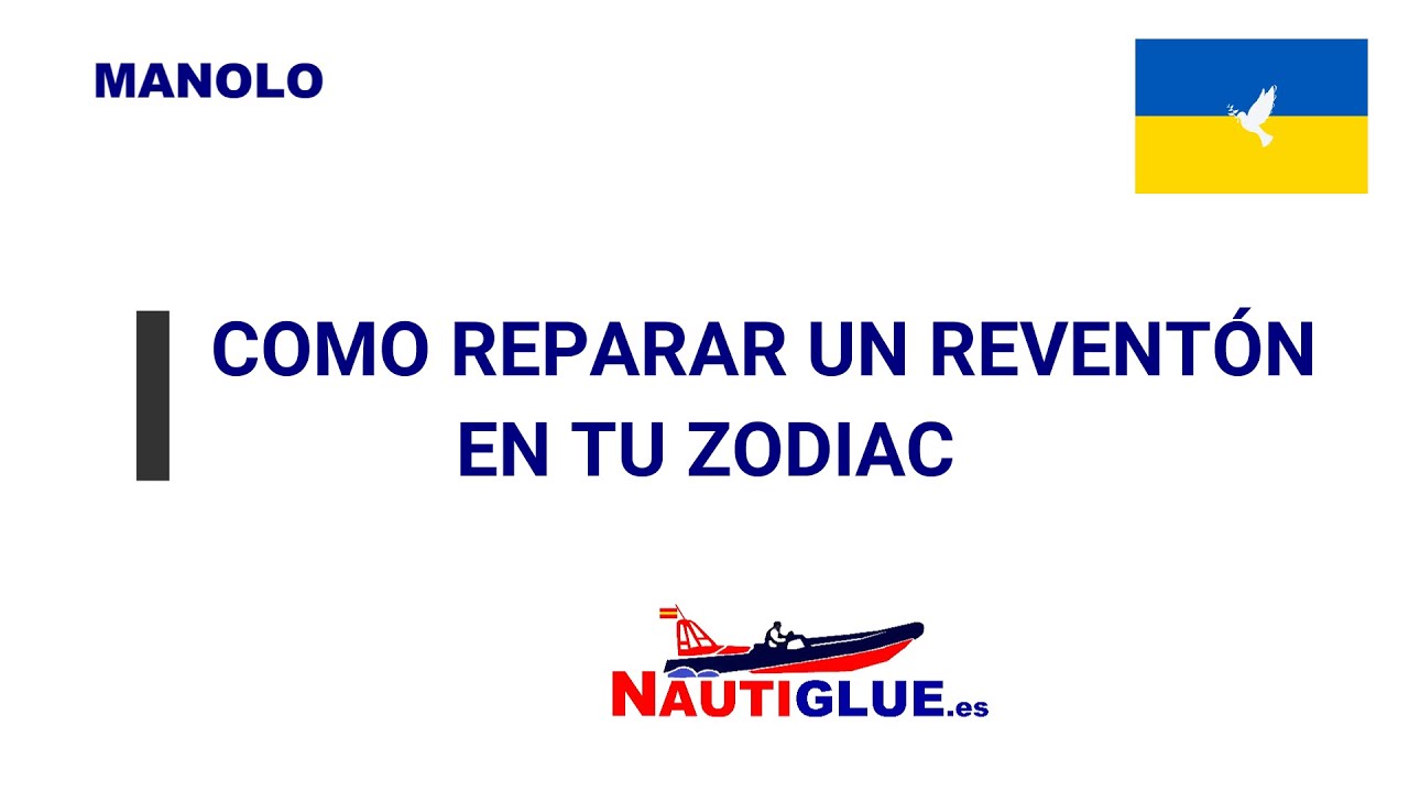 COMO REPARAR UN REVENTON EN TU ZODIAC
