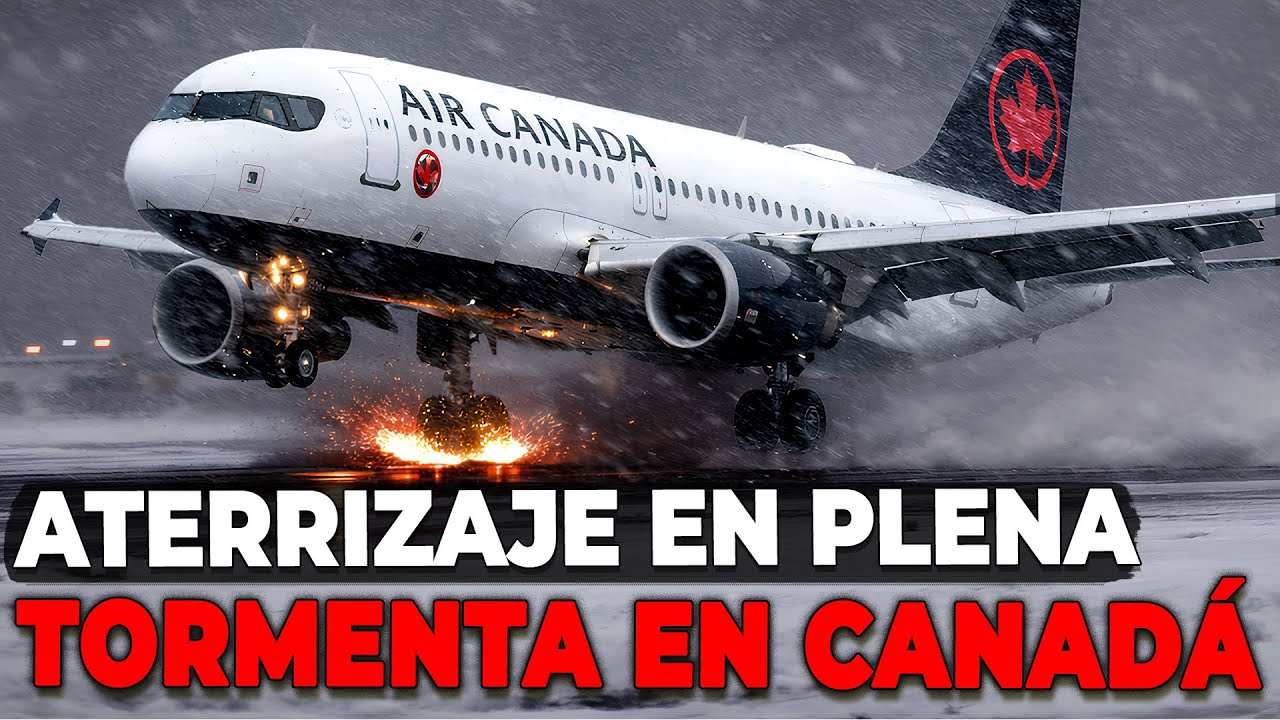 90 segundos de terror en una tormenta | Air Canada 624