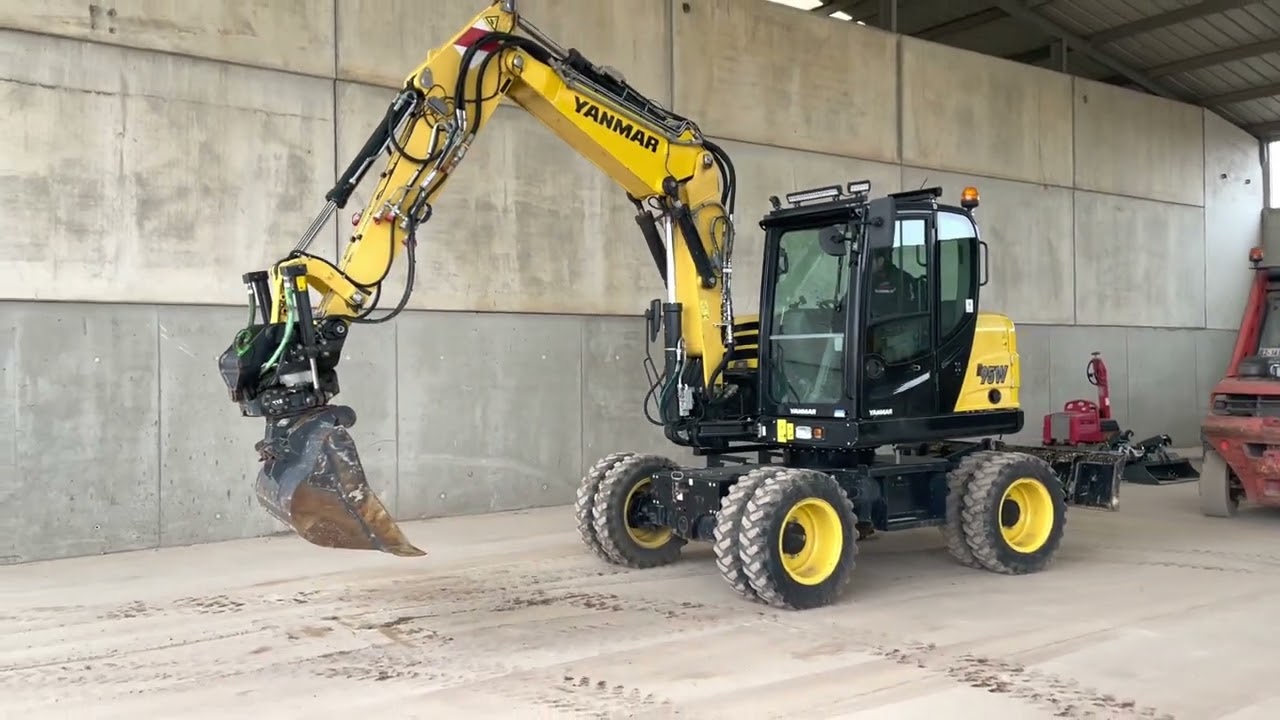2018 Yanmar B95W Wheeled Excavator - Auction 46222 - Lot 4002