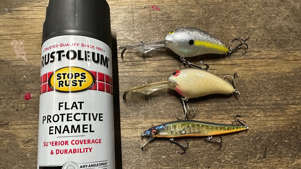 Bass Can’t Resist My Spray Paint Lure Modification Hack…
