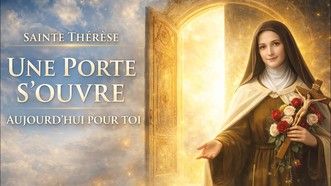 🚀 PRIÈRE À SAINTE THÉRÈSE 🌹 LE CIEL OUVRE UNE PORTE POUR TOI AUJOURD’HUI 🙏