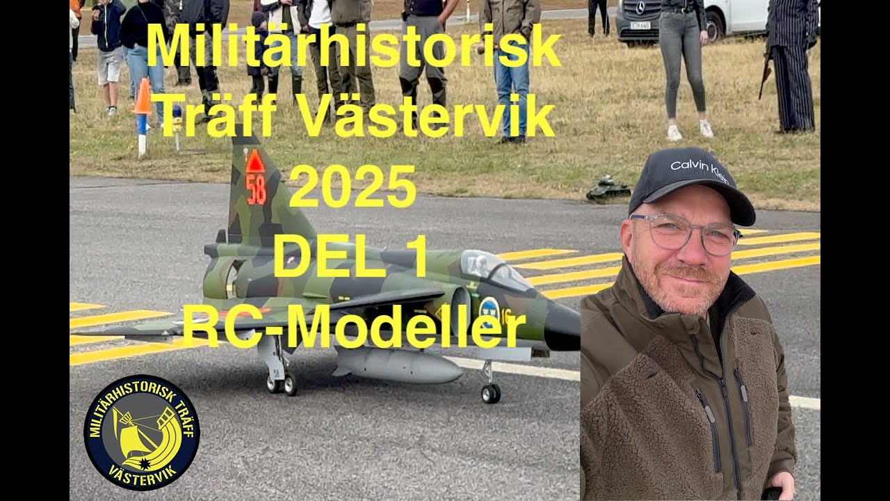 Milit&auml;rhistorisk tr&auml;ff i V&auml;stervik 2025 &ndash; Del 1: Radiostyrda milit&auml;rfordon & RC-uppvisning