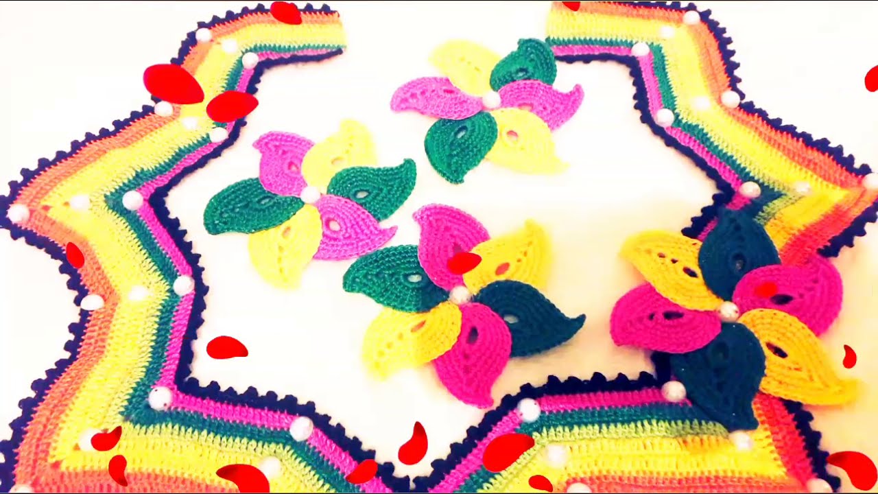 صدر كروشي زيقزاق خطوة بخطوة برطاجي ليصل للجميع و تشجيعي لبنات 😙