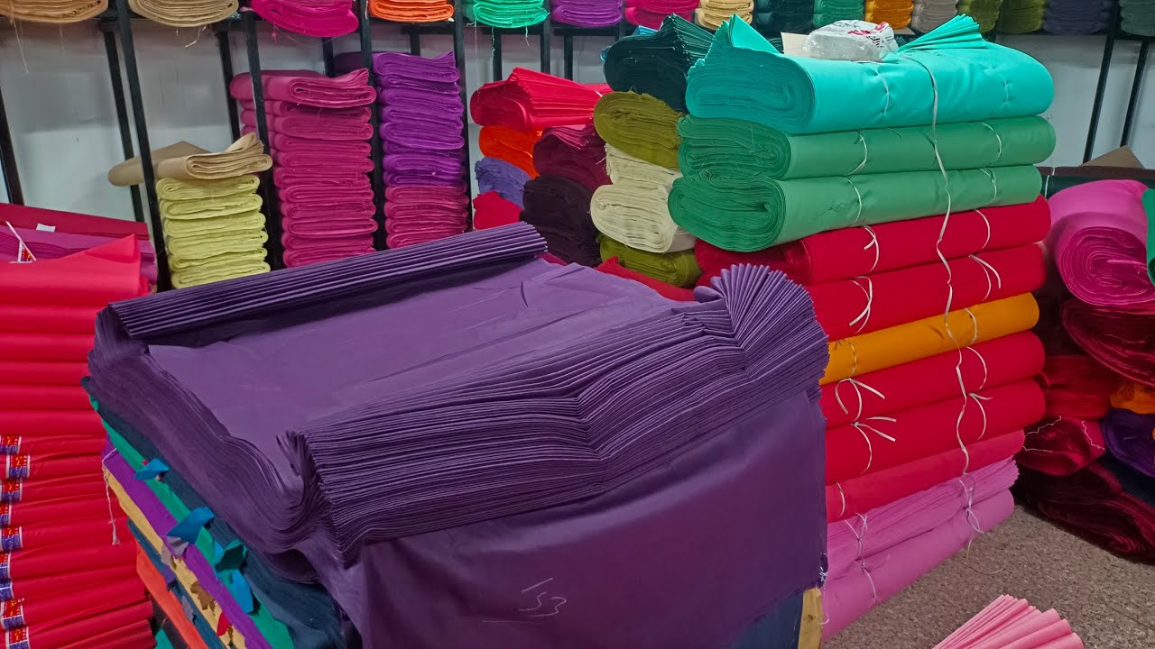 COTTON 💯 POPLIN MANUFACTURER ।। PETTICOAT 🔥FABRIC ।। POPLIN 💥WHOLESALE MARKET ।।#poplininbalotra