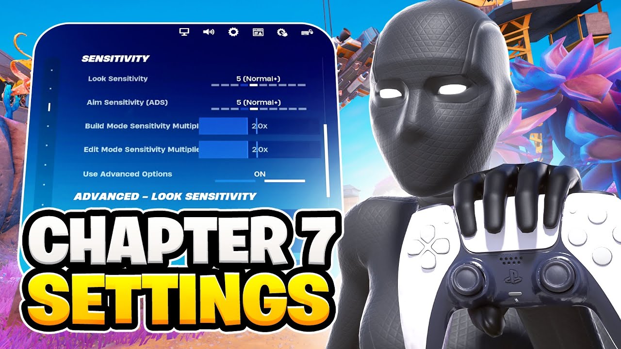 НОВЫЕ ЛУЧШИЕ НАСТРОЙКИ КОНТРОЛЛЕРА + чувствительность аимбота в 7 главе (обучение Fortnite)