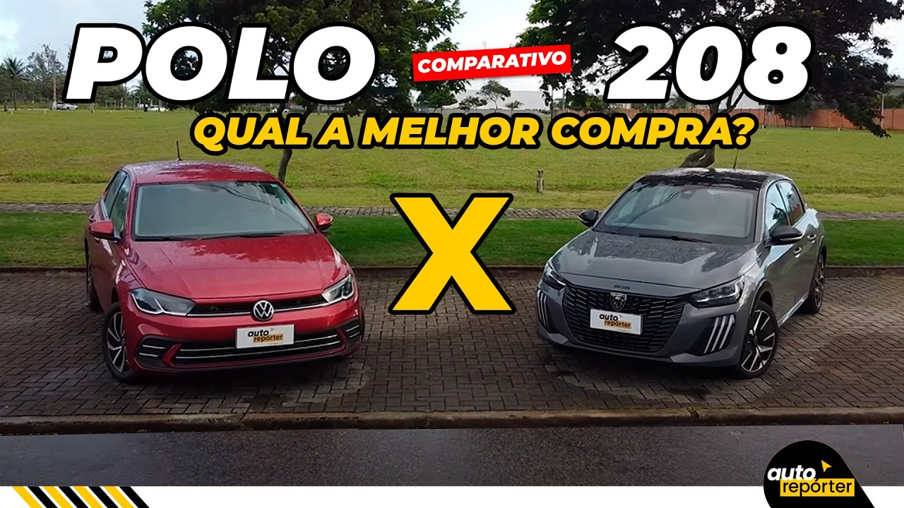 VW Polo Highline ou Peugeot 208 GT: Qual o Melhor? Descubra Neste Comparativo