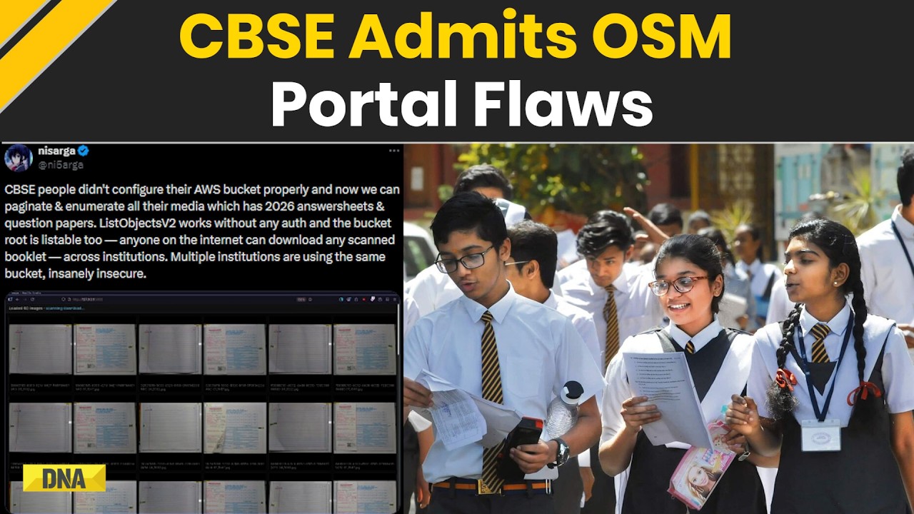 CBSE Portal Hack Row: Board Admits OSM Vulnerabilities After Hacker Flags Alleged Data Exposure