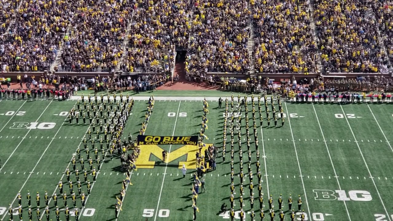 Army Game: Michigan Band Pregame Music, National Anthem
